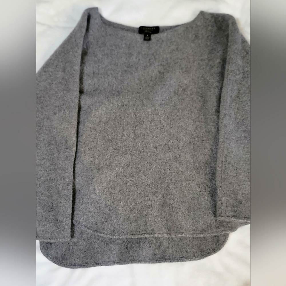 Cashmere Shirttail Sweater